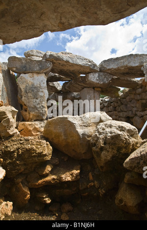 Torre d`en Galmes Talaiotic Settlement Minorca Stock Photo